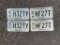 Historical Vehicle License Plates