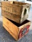 Vintage and Collectable Wooden Crates from Canada & Pennsylvania - Extra Fancy Apples & Taylor Milk