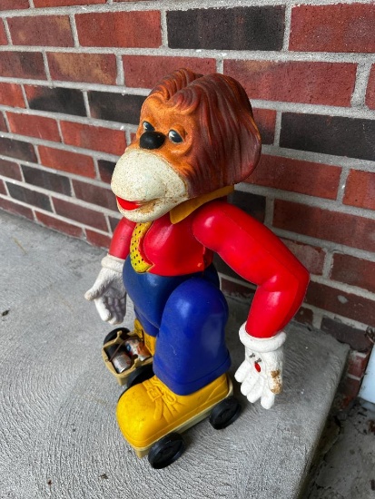 Vintage 1963 Clancy the Great Skating Monkey by Ideal Toy Corporation
