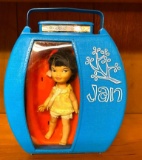 Vintage Remco Jan Pocketbook Doll in Original Case