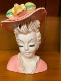 Vintage Betty Grable Lady Head Vase