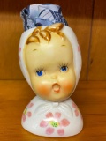 Vintage Baby Head Vase
