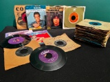 Huge Lot of 45 Records Including Elvis and David Cassidy