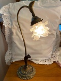 Art Nouveau Style Flower Table Lamp