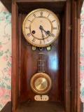 Pendulum Wall Clock with Winding Key