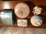 Collection of 5 Trinket Boxes