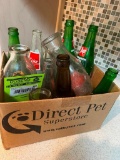 Box of Commemorative and Collectable...Coke, 7-Up, Canada...Dry & Vintage Milk Bottles - SEE PICS!