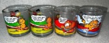 Set of 4 Collectable...Garfield and Odie Glass Mugs...from McDonald's