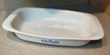 Vintage CorningWare Blue Cornflower Open Roasting Pan