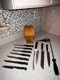 J.A. Henckels International Set of Knifes, Sharpener and Block