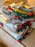 Fabulous Collection of Vintage Christmas Tablecloths