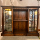 1970's Lighted Curio Cabinet