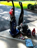 Dirt Devil Vacuum Cleaner and Bissell Carpet Cleaner with Extra Belts, Bags and Carpet Shampoo