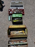 Deep Well Impact Sockets and Assorted Tools and Tool Boxes