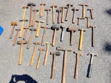 Large Lot of Assorted Hammers