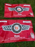 2 Winston Racing Signs