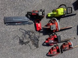 Lot of HomeLite and Poulan Chain Saws and Parts