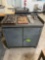 Vintage Metal Grey Machinest Cabinet & Contents.