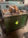 Vintage Green Machinest Cabinet-No Contents