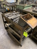 36in long x 24in wide x 32in tall metal shop cart w/ all tooling