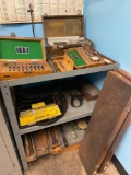 Metal Shelf of Assorted Testing Equipment