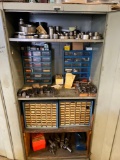 Metal Cabinet Load of Cutters, Carbide & More