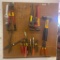 Pegboard with Assorted Hand Tools