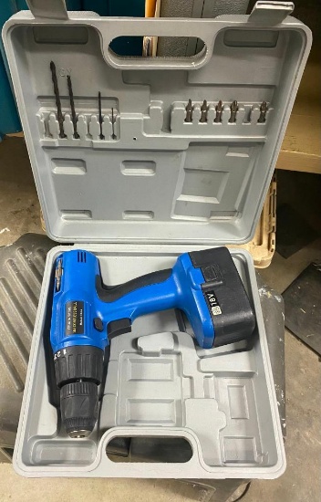 18v Cordless Drill with Case