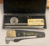 Vernier Caliper and Bevel Protractor