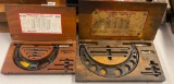 Starrett Micrometer Caliper Sets with Cases