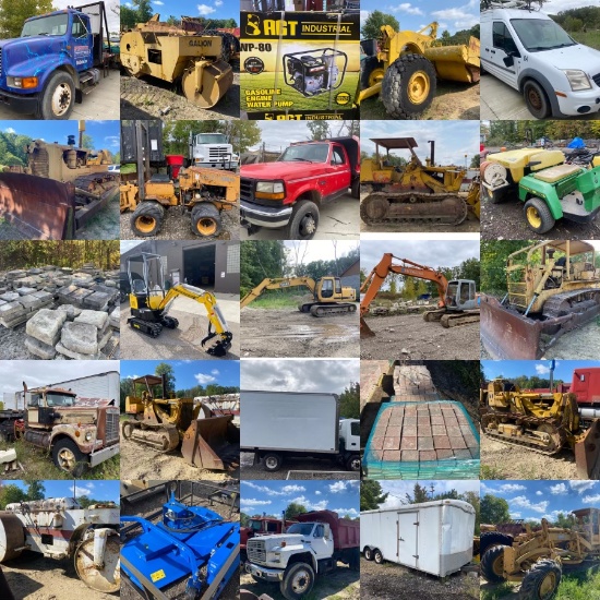 LIVE and Online Heavy Equipment & Machinery