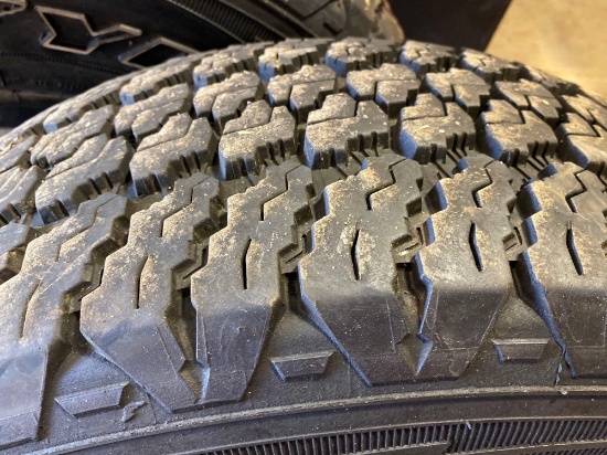 (2) Like New Goodyear P245/75/R17 Tires.