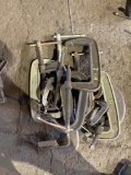Group of Assorted Size C-Clamps