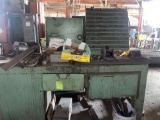 Metal Workbench. NO CONTENTS