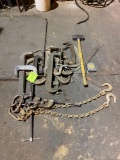 C Clamps, Chains and Tooling