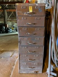 Seven Drawer Cabinet with Contents