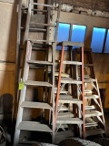 Lot of ladder sections