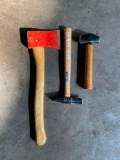 Assorted Mini Sledge, Axe & Chisel Hammer