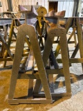(2) Steel Sawhorses