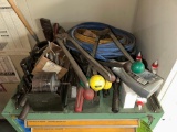 Taps, Strapping Tools & Contents on top of Chest (lot 500)