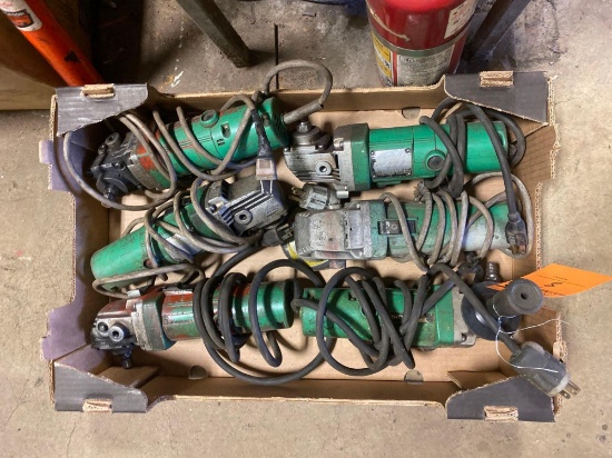 (6) Hitachi 4.5in Angle Grinders-Item Condition Unknown