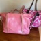 Claudia Firenze Pink Italian Leather Hobo Bag and Zebras Striped Shoulder Bag
