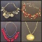 Gold Tone Beaded & Stone Costume Necklaces from White House Black Marked, Chicos & Talbots