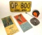 2 Vintage Earl Moran Pin Up Calendars by Brown & Bigelow, 1950 Ohio License Plate & Measuring Tapes