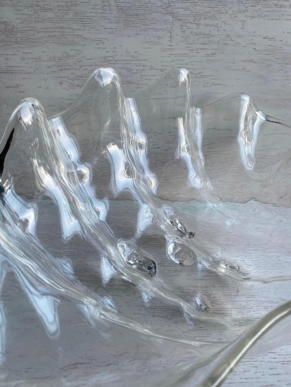 Lucite Seashell Bowl