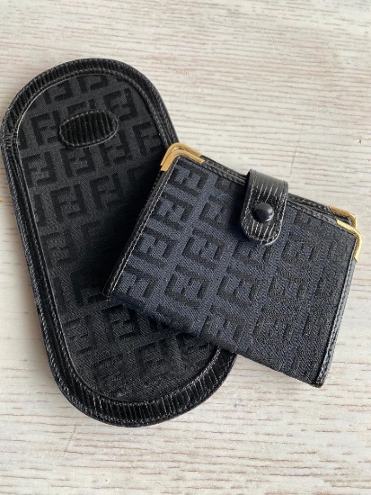 Vintage Fendi Bill Fold and Eye Glass Holder