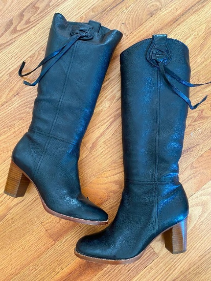 Coach Leather Boots Size 8
