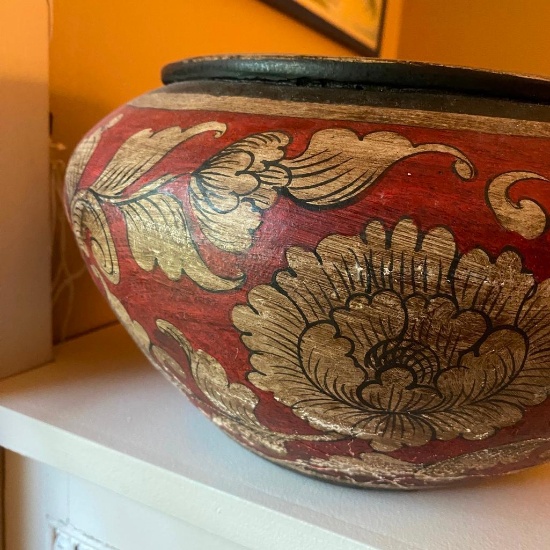 Hand Painted Terracotta Pot