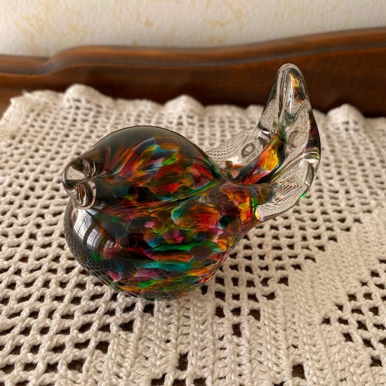 Hand Blown Bird Decorative Bird