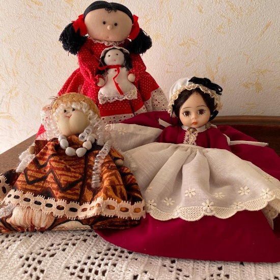3 Small Madame Alexander Dolls...